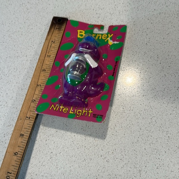 Vintage 1992 Plastic Barney the Dinosaur Wall Nite Lite Night Light works! - Picture 5 of 5